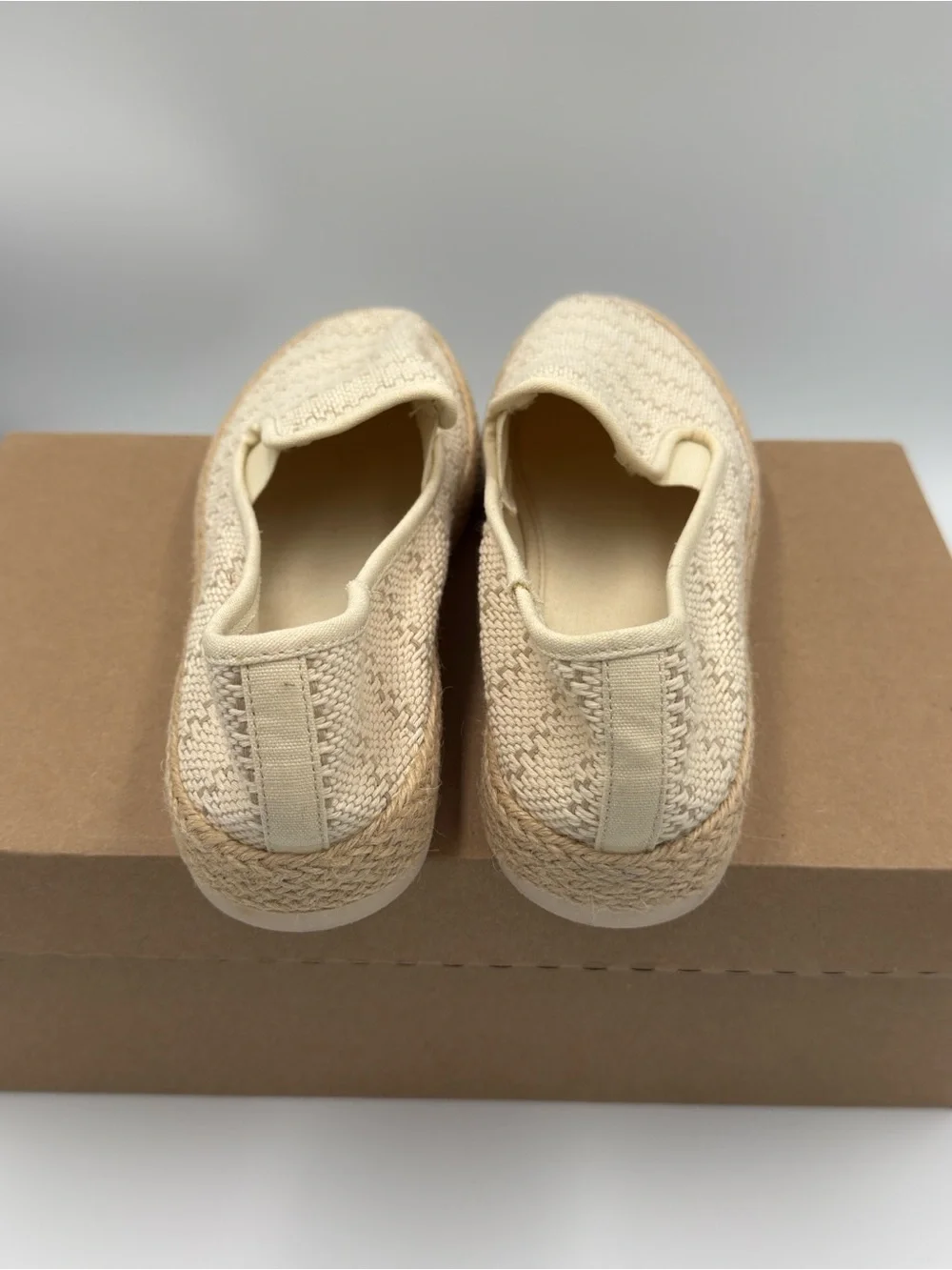 Espirit Women’s Slip-On Espadrille Sneakers in Beige Size 7.5